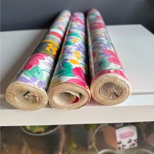 Vintage Rubbermaid Con-Tact Decorative Covering 2 Sealed Rare Melody Pattern USA